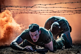 Durante la competicion.