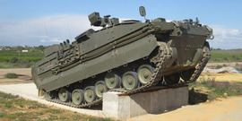 Vehículo CASTOR en pista de pruebas