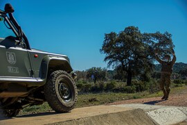 Paso de obstáculos diferente dificultad.