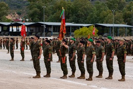 Jefe contingente eFP XI Letonia.