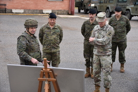 Visita Gral. Linton DCoS del TRADOC.