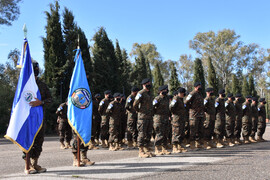 Formación del contingente salvadoreño