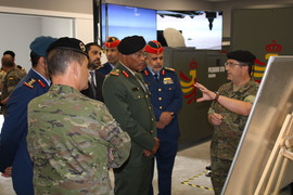 Visita a los simuladores de tiro