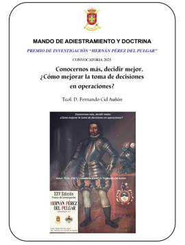 Portada premio Hernán Pérez del Pulgar 2025