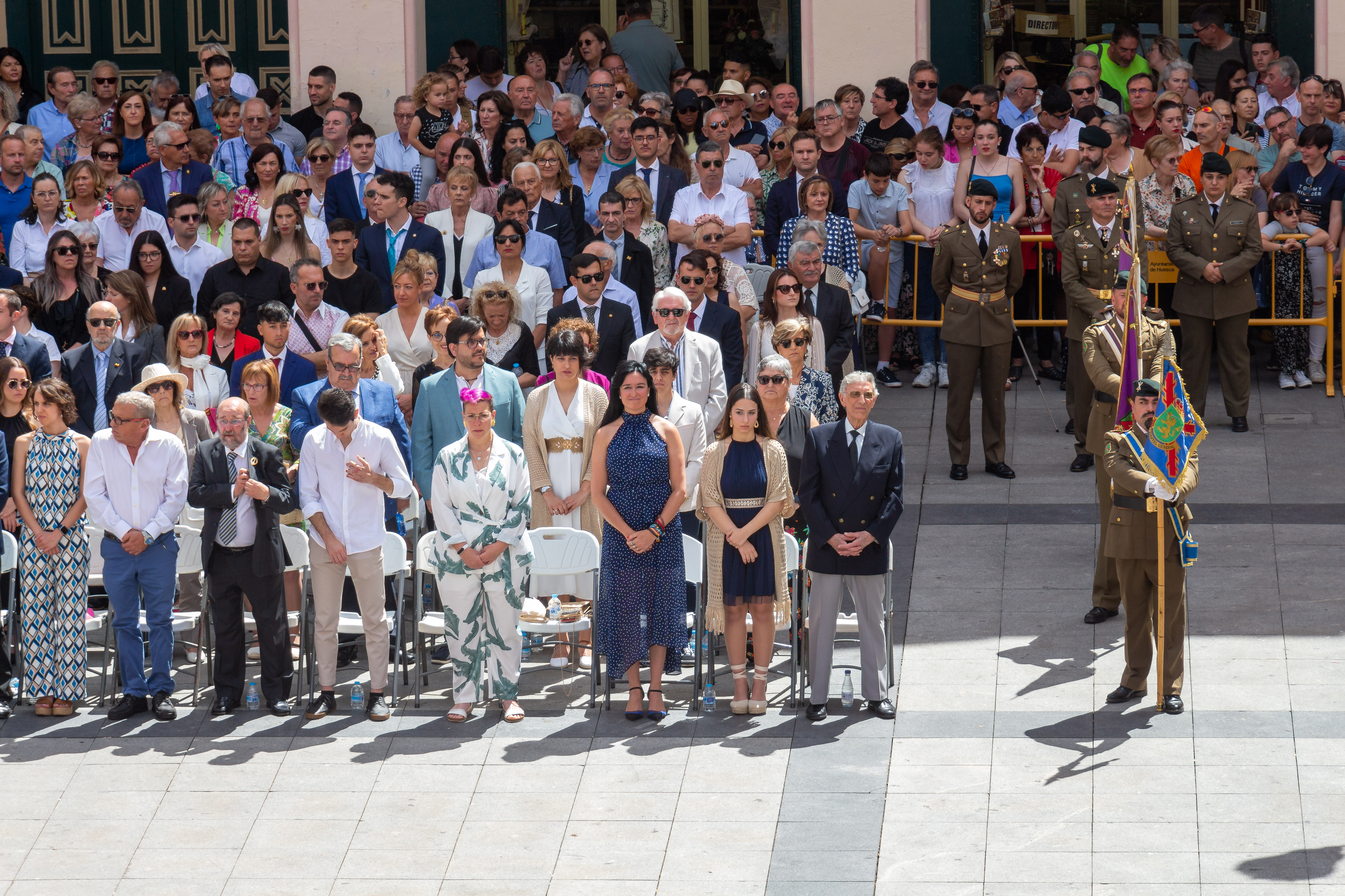 Jura de Bandera personal civil Huesca 10 de junio de 2023
