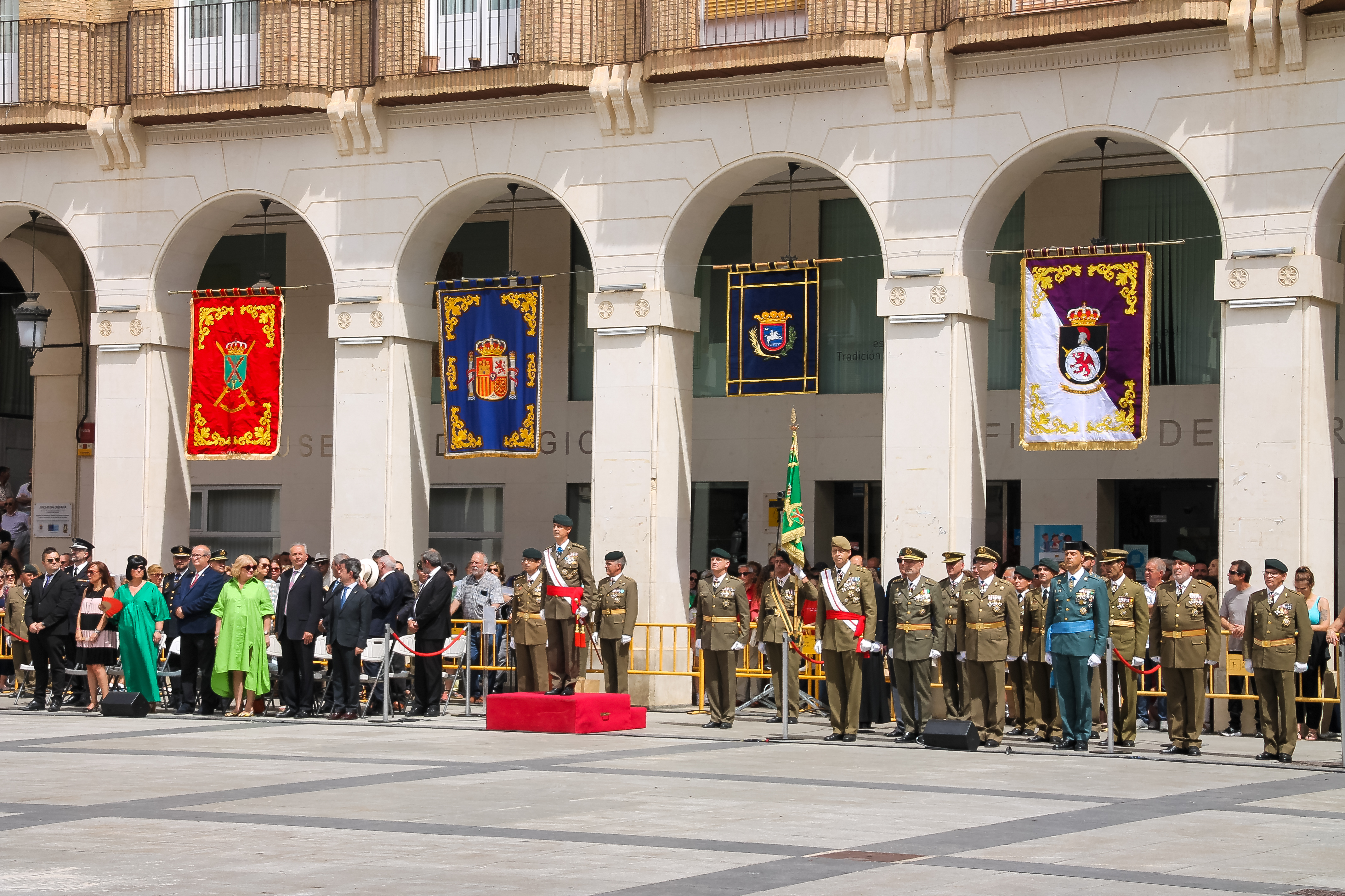 Jura de Bandera personal civil Huesca 10 de junio de 2023