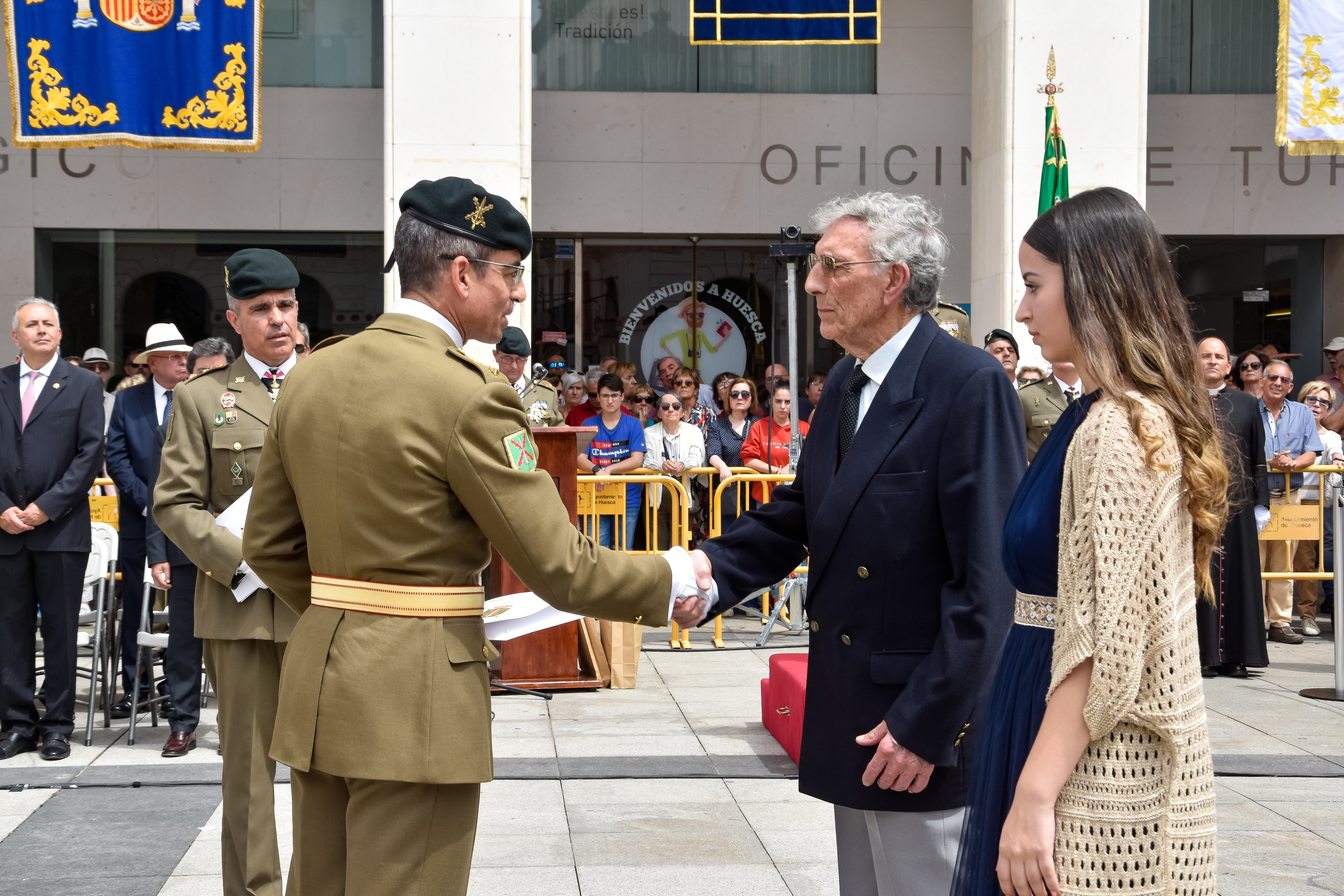 Jura de Bandera personal civil Huesca 10 de junio de 2023