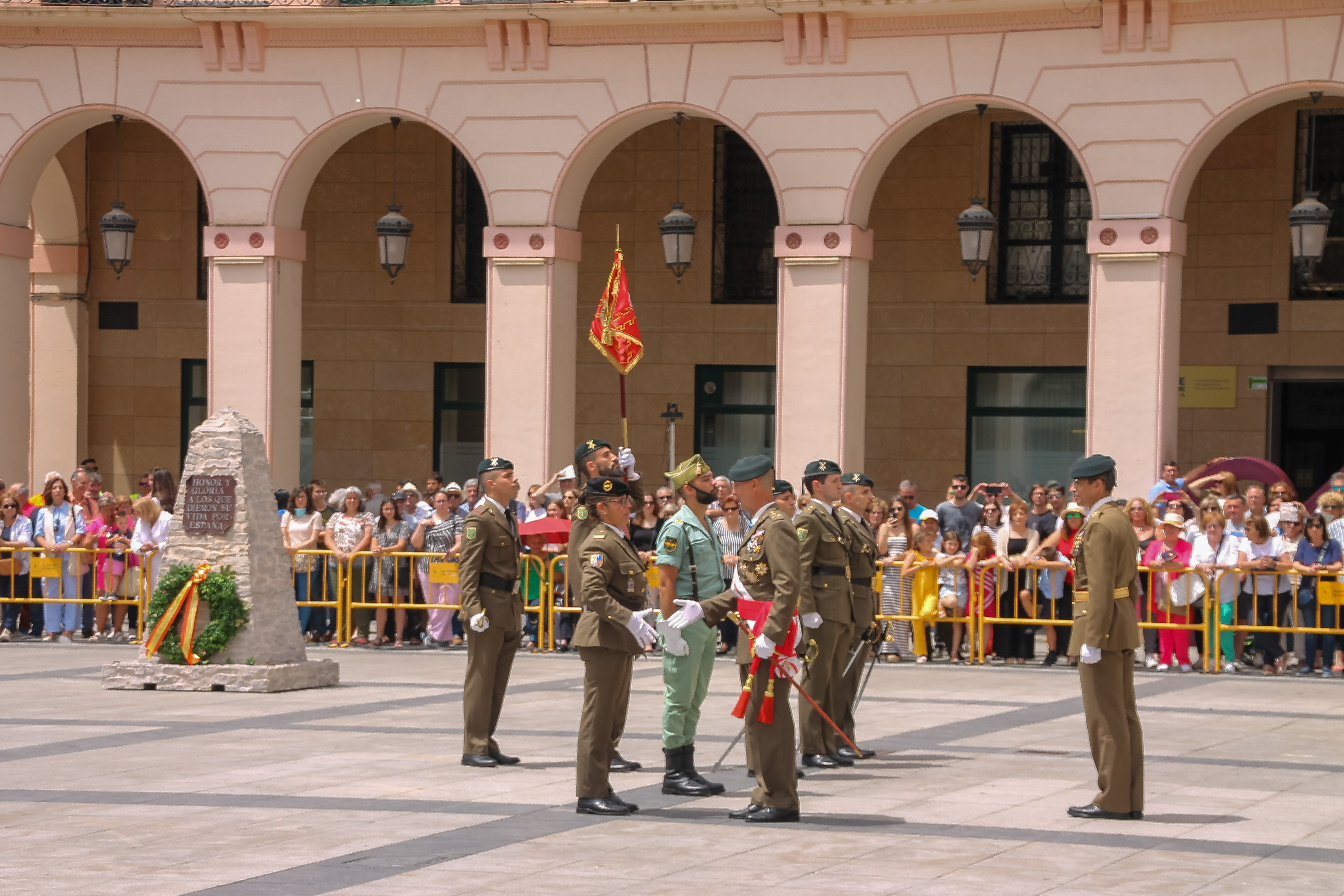 Jura de Bandera personal civil Huesca 10 de junio de 2023