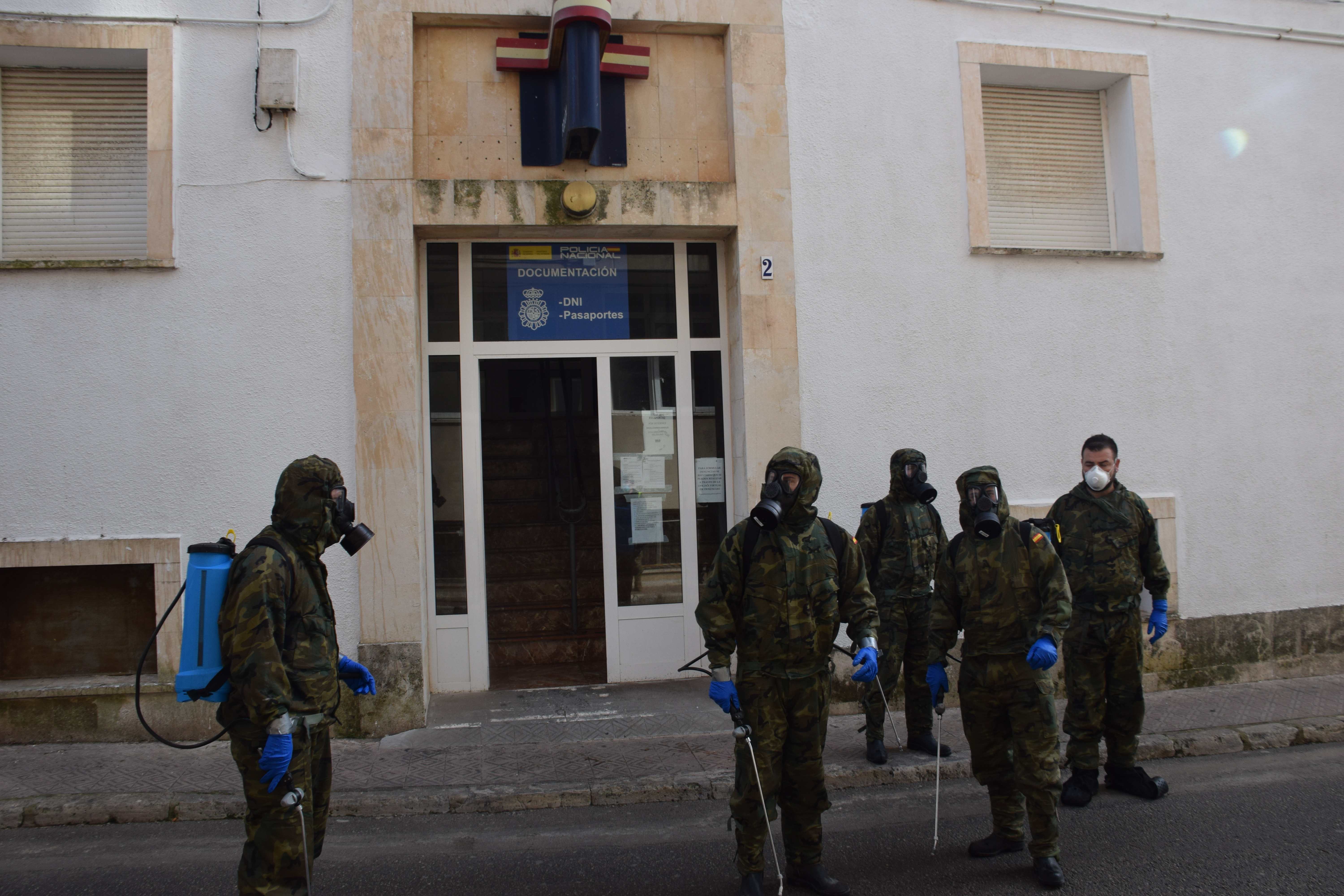 DESINFECCIÓN COMISARÍA MENORCA