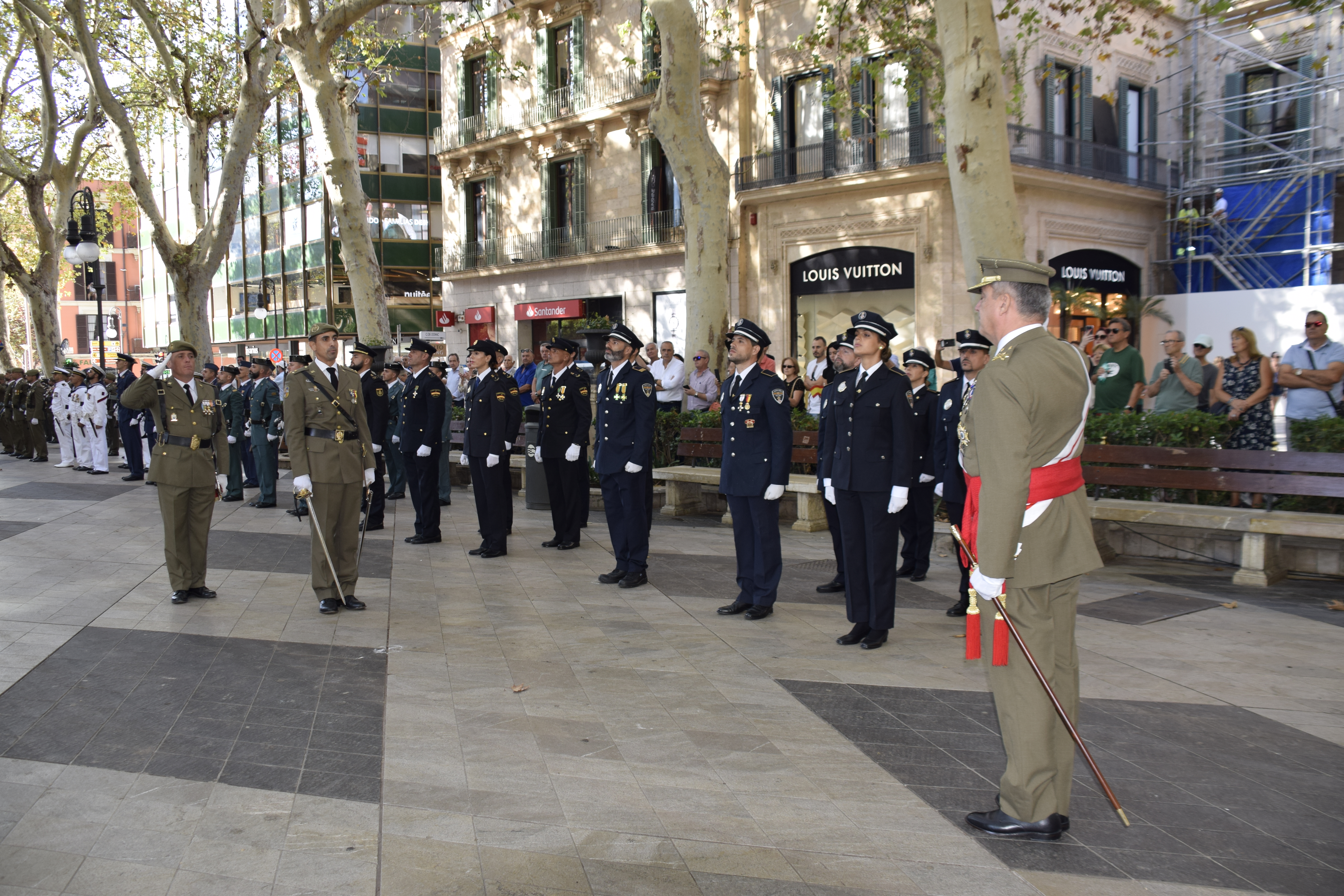 DÍA DE LA FIESTA NACIONAL EN EL PASEO DEL BORNE (PALMA)