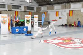 Momento de la competición cabo mayor.