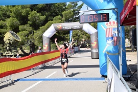 La soldado Torres primera clasificada militar