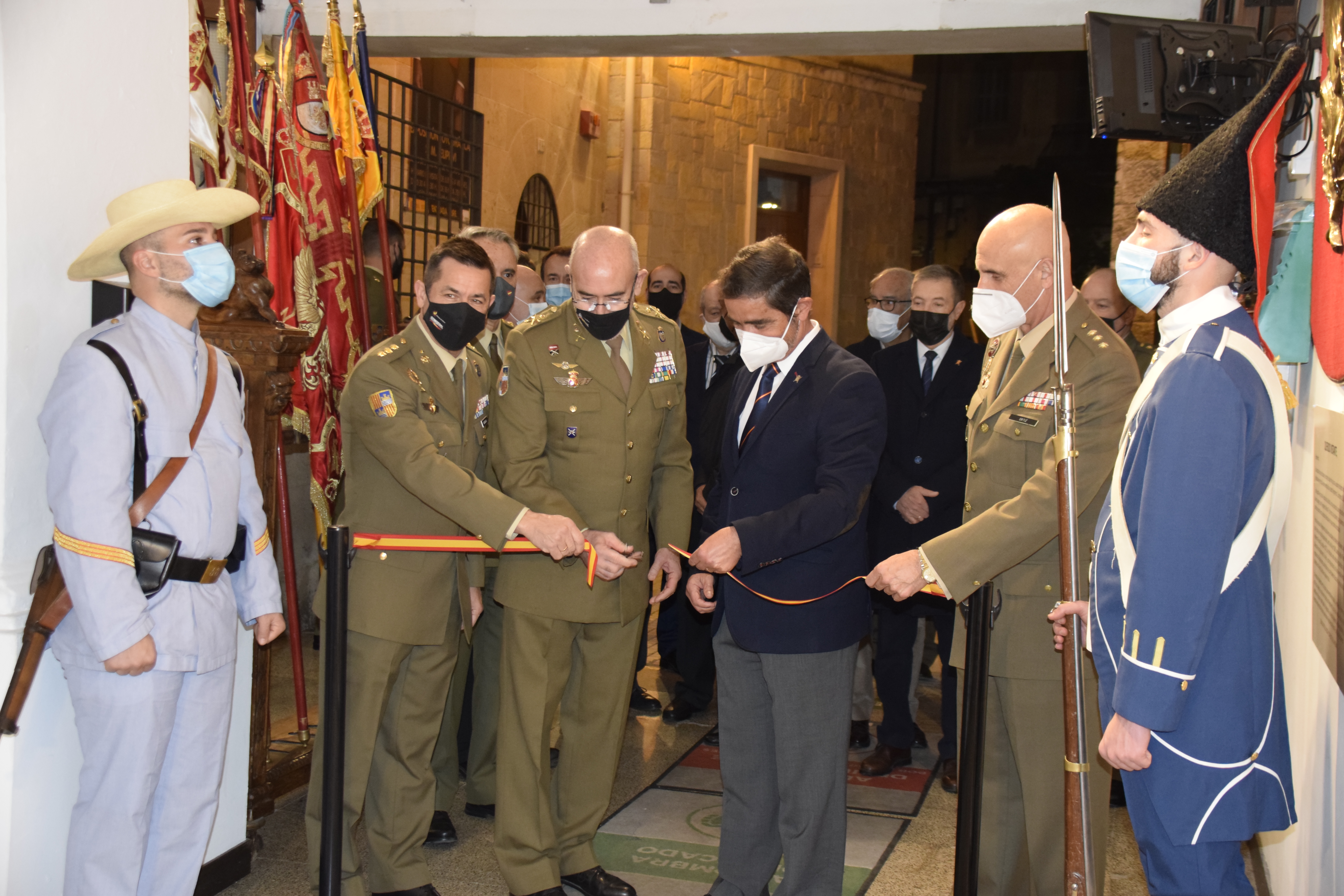 INAUGURACIÓN DE LA EXPOSICIÓN DEL RI 47 EN EL CENTRO DE HISTORIA Y CULTURA MILITAR DE BALEARES