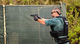 Ejercicio con pistola.