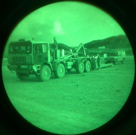 Recuperación nocturna de vehículo en plataforma vempar