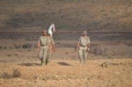 El Regimiento Soria 9 llegando al Barranco de la Herradura