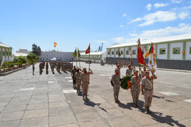 Instantánea del acto a los caídos