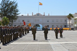 Revista a la formación TCol. Bote y Cor. Del Olmo