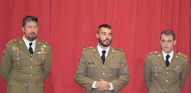 Despedida de tres Oficiales del RI Soria 9