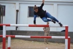 Instantánea del paso de pista femenino