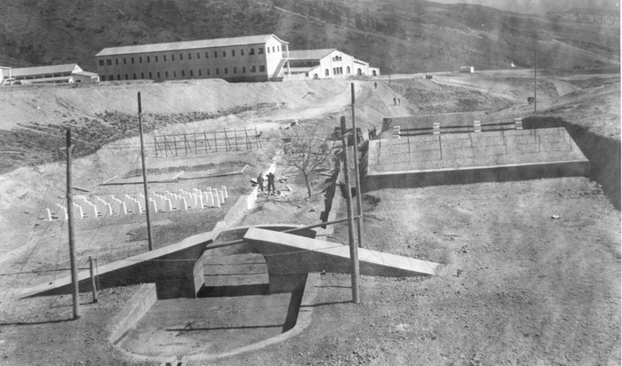 Foto antigua de la pista de aplicación