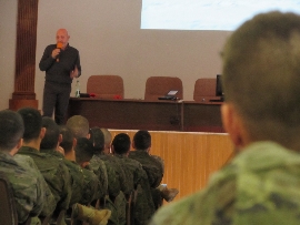 Sebastián Álvaro durante la conferencia.