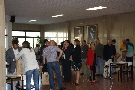 Recepción de los componentes de la promoción.