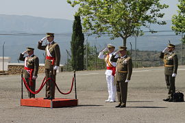 Llegada de SM el Rey.