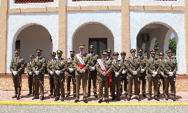 El Rey, el JEME y los número uno de cada especialidad.