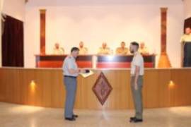 Imposición de la condecoración