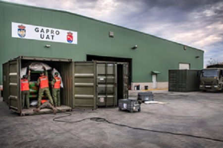 Preparación carga contenedor