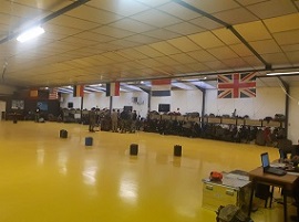 Vista general del lugar de instrucción y teóricas