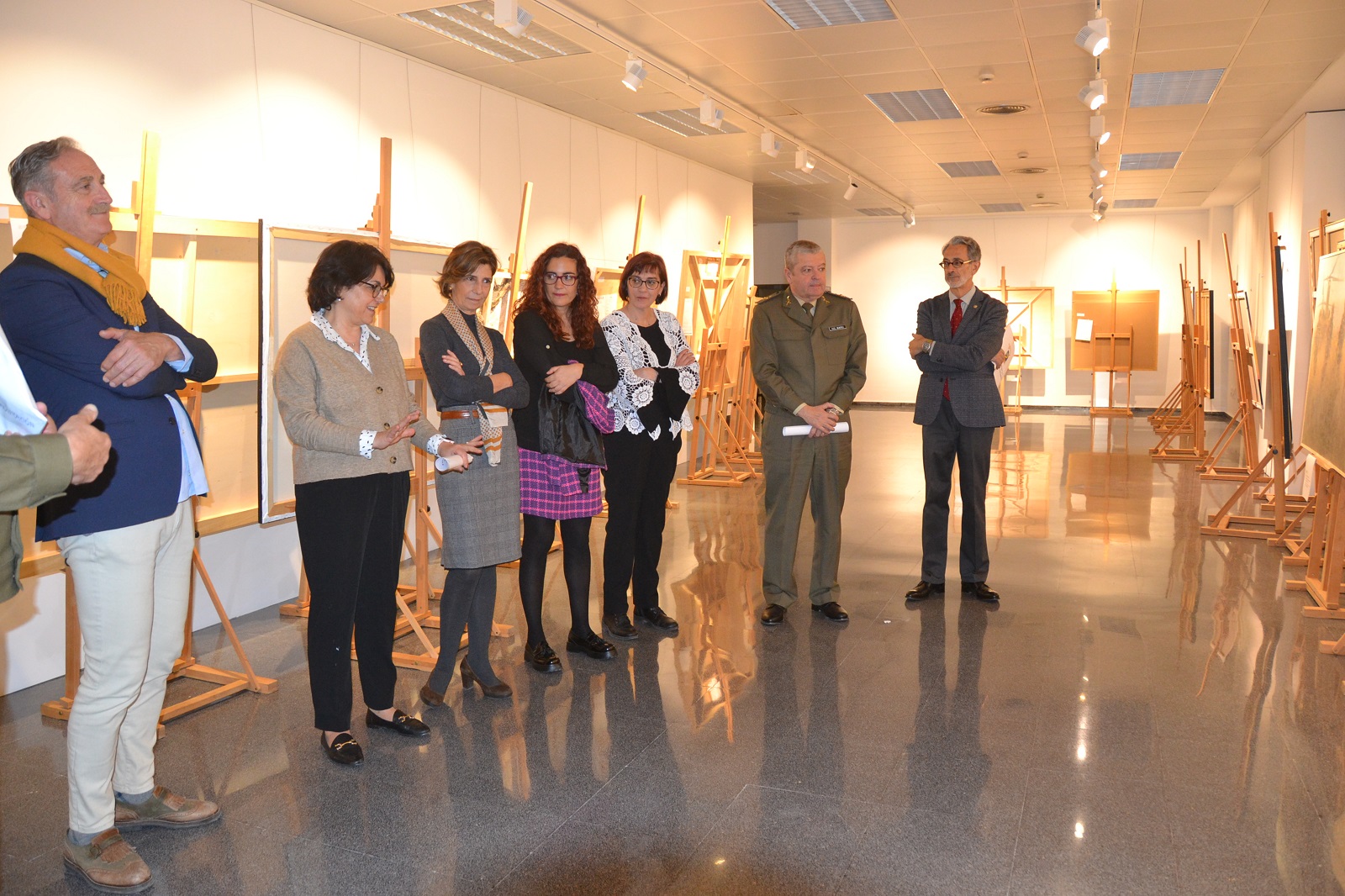 Deliberaciones categoría pintura Premios Ejército 2023