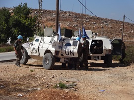 Puesto de mando de la FRC en el momento del relevo entre las dos reservas