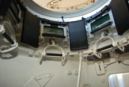 Interior de la cúpula del jefe de carro.