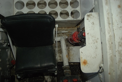 Asiento del conductor.