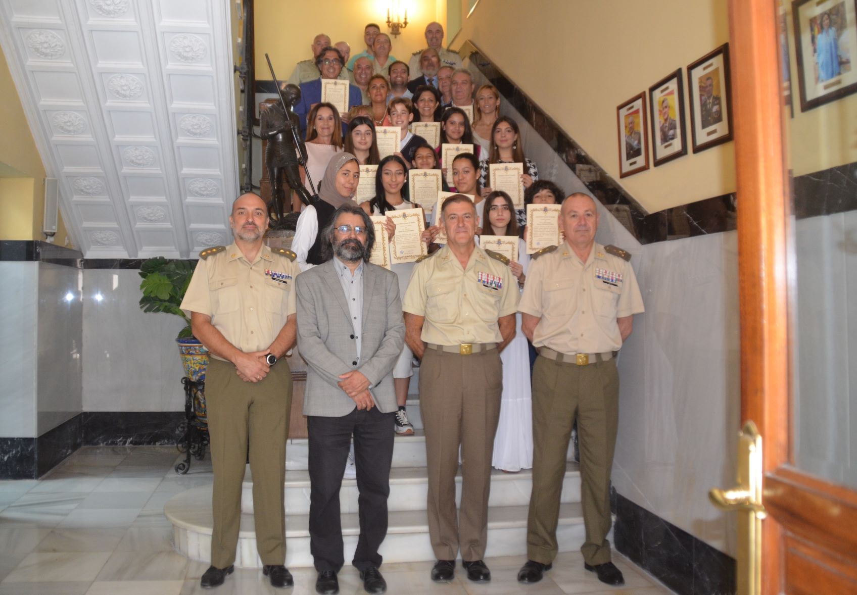 Entrega de Premios Ejército de Tierra 2023, nivel local, mod. Enseñanza escolar
