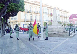 El Tercio Gran Capitán 1º de La Legión, realizará el solemne acto de arriado de Bandera