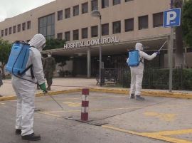 Desinfección Hospital Comarcal
