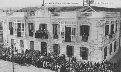 fachada comandancia general de melilla años 20