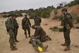 Instrucción y Adiestramiento de la PLMM del GREG 52