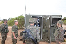 En la dirección de tiro SKYGUARD