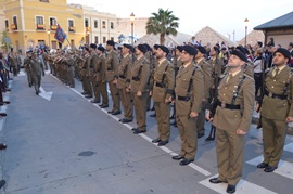 Arriado de Bandera mensual dedicado Miguel de Cervantes