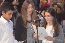 Arriado de Bandera mensual dedicado Miguel de Cervantes