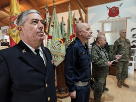 Despedida del cabo 1º Reyes