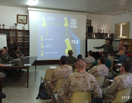 Charla de orientacion dada por Cabo 1º Conesa