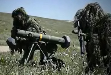 Seccion Defensa Contracarro, disparo MCC SPIKE LR