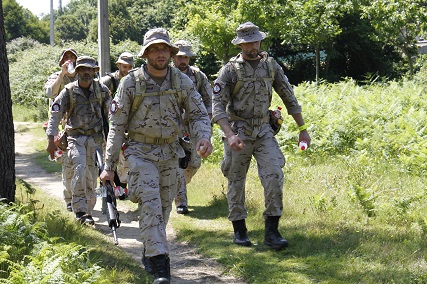 Patrulla durante la prueba