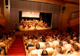 Concierto de bandas de música.