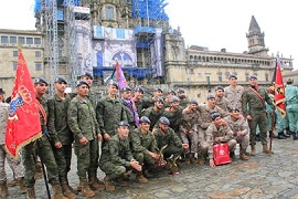 Podio de las patrullas.